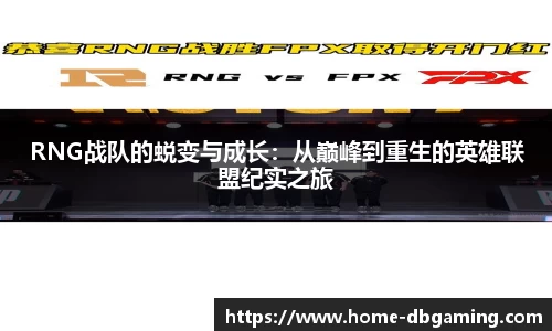 RNG战队的蜕变与成长：从巅峰到重生的英雄联盟纪实之旅